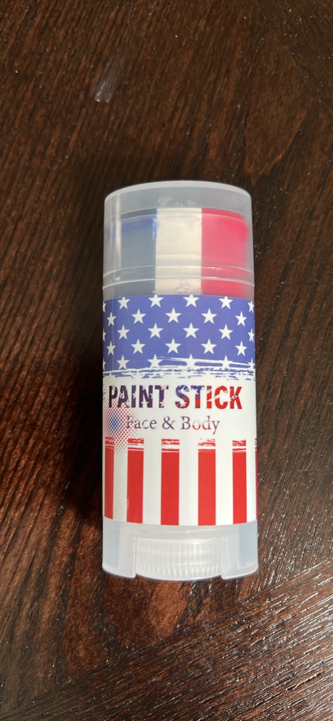 Red White and Blue 3-in-1 Face and Body Paint Stick - photo 2