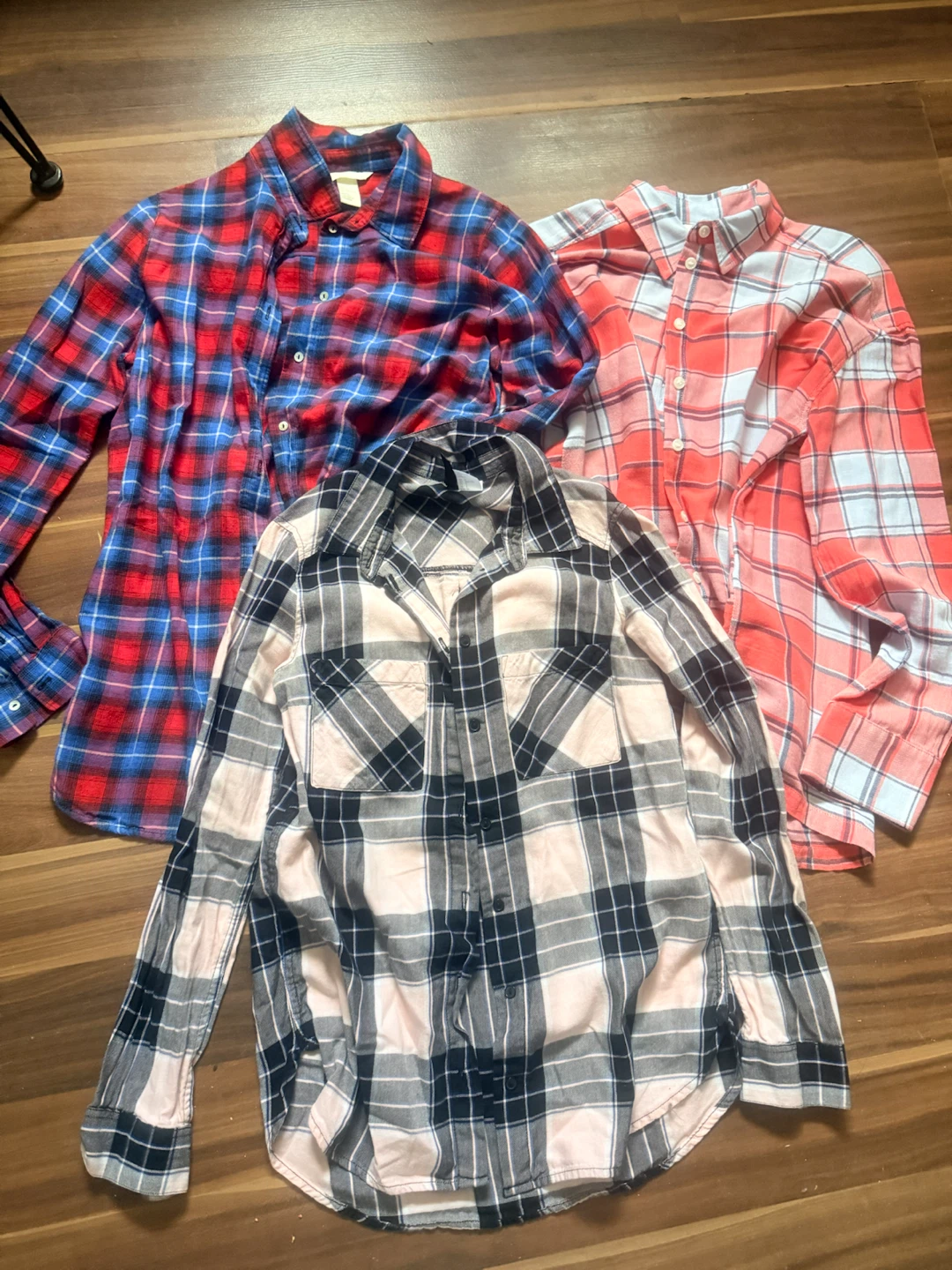 Bundle of 3 Flannel Shirts