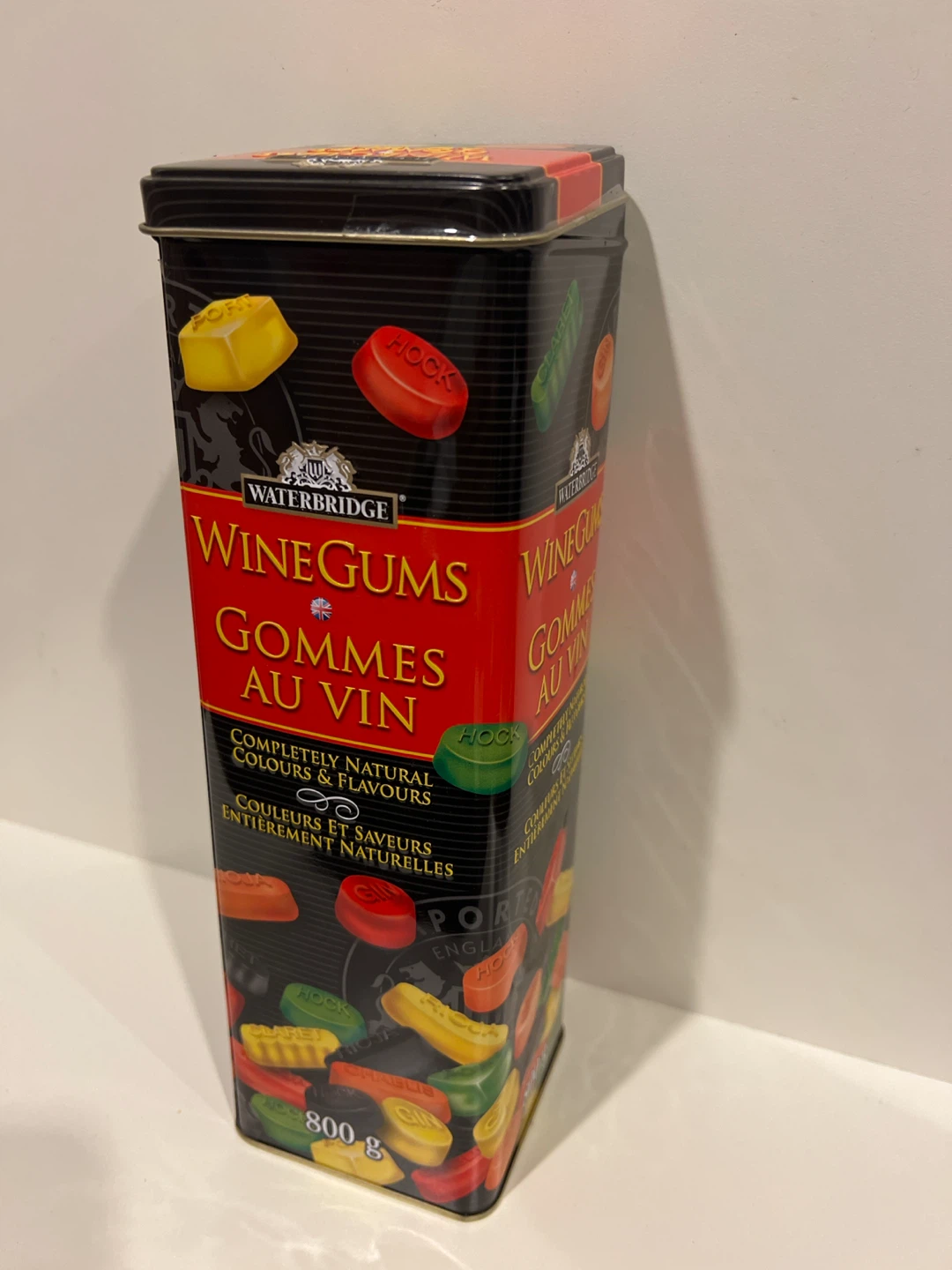 Waterbridge Wine Gums 800g Tin