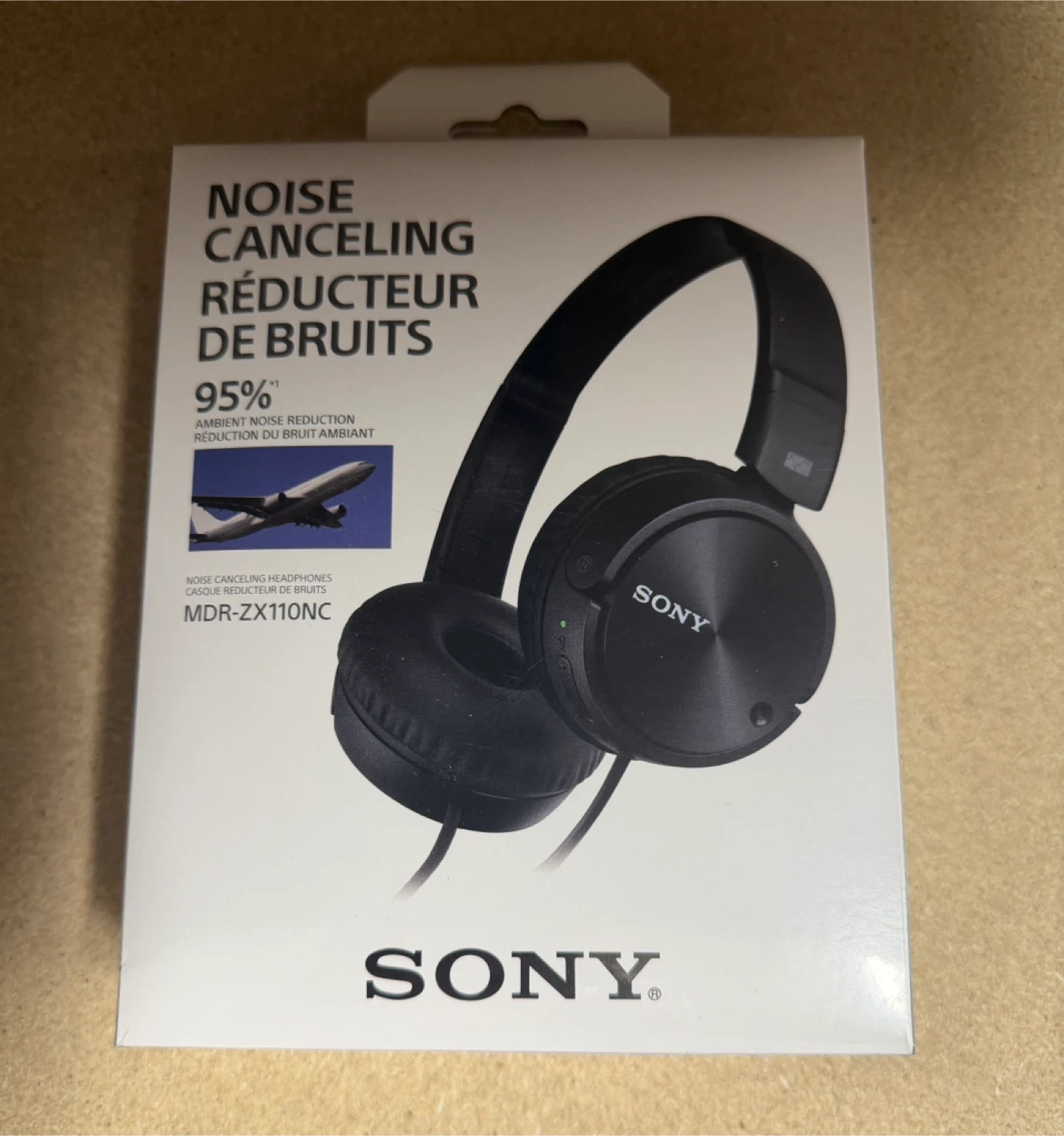 Sony Noise Cancelling Headphones MDR-ZX110NC