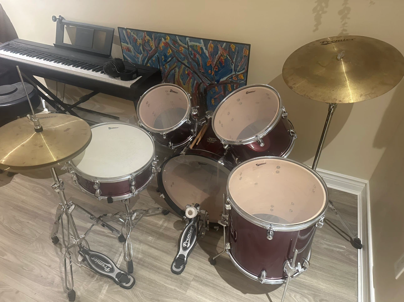 Premier CABRIA 5 piece drum set