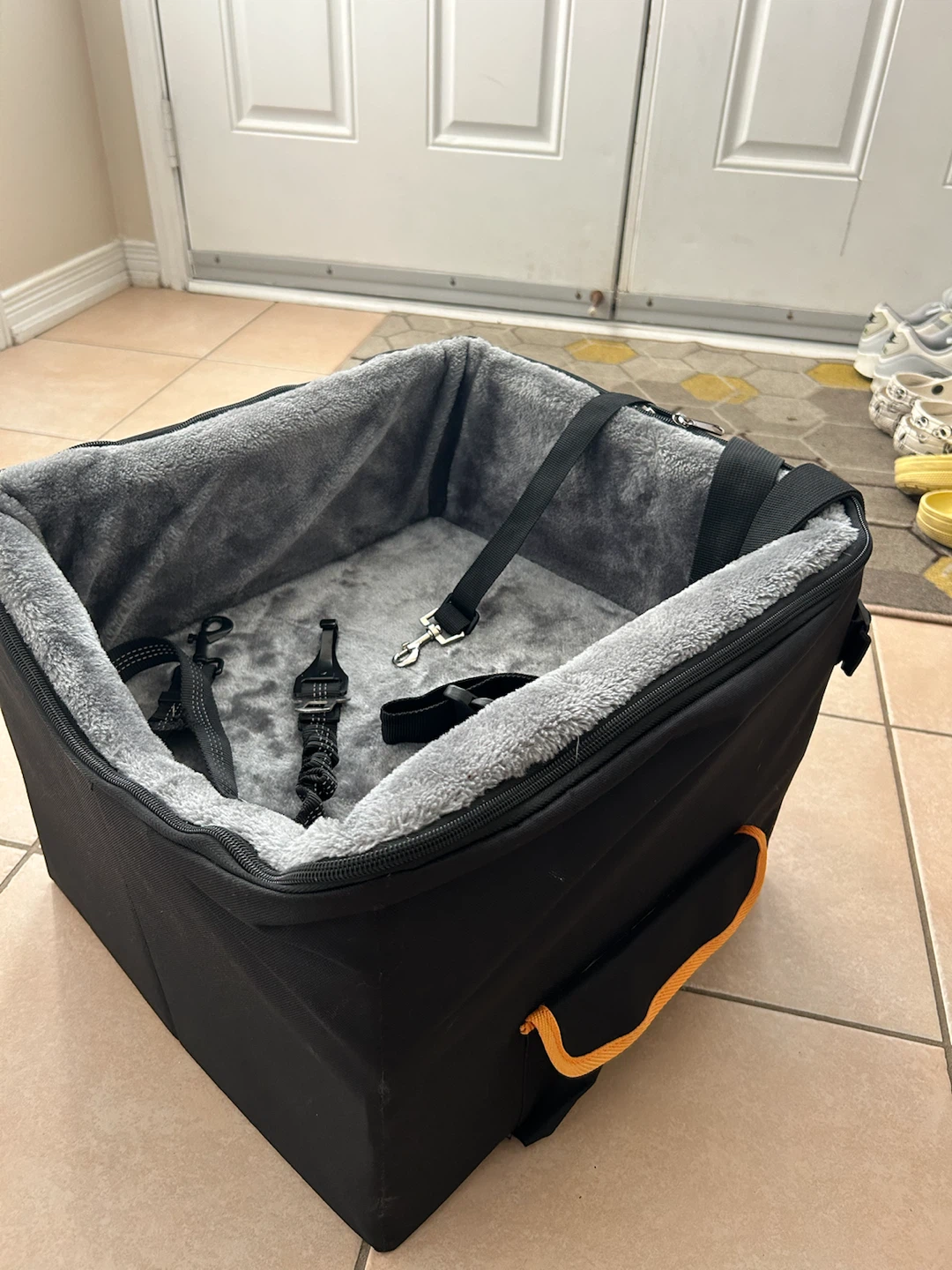 Black Pet Car Seat Booster - photo 2