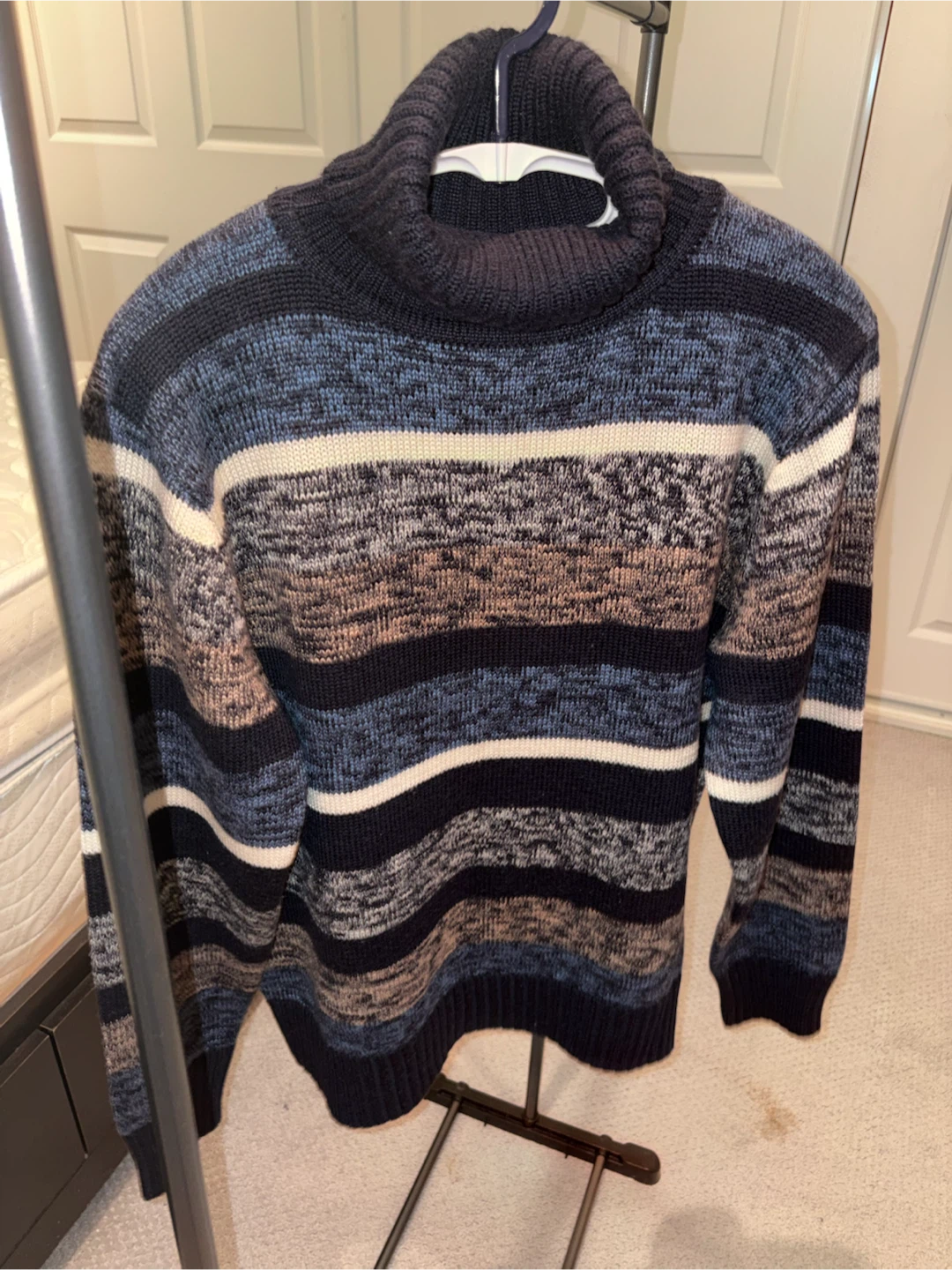 Size S Striped Turtleneck Sweater - photo 3