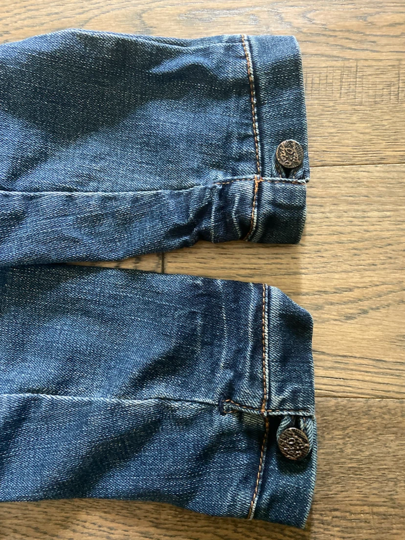 NWOT: Foxy Jeans Blue Denim Blazer Jacket Size M - photo 5