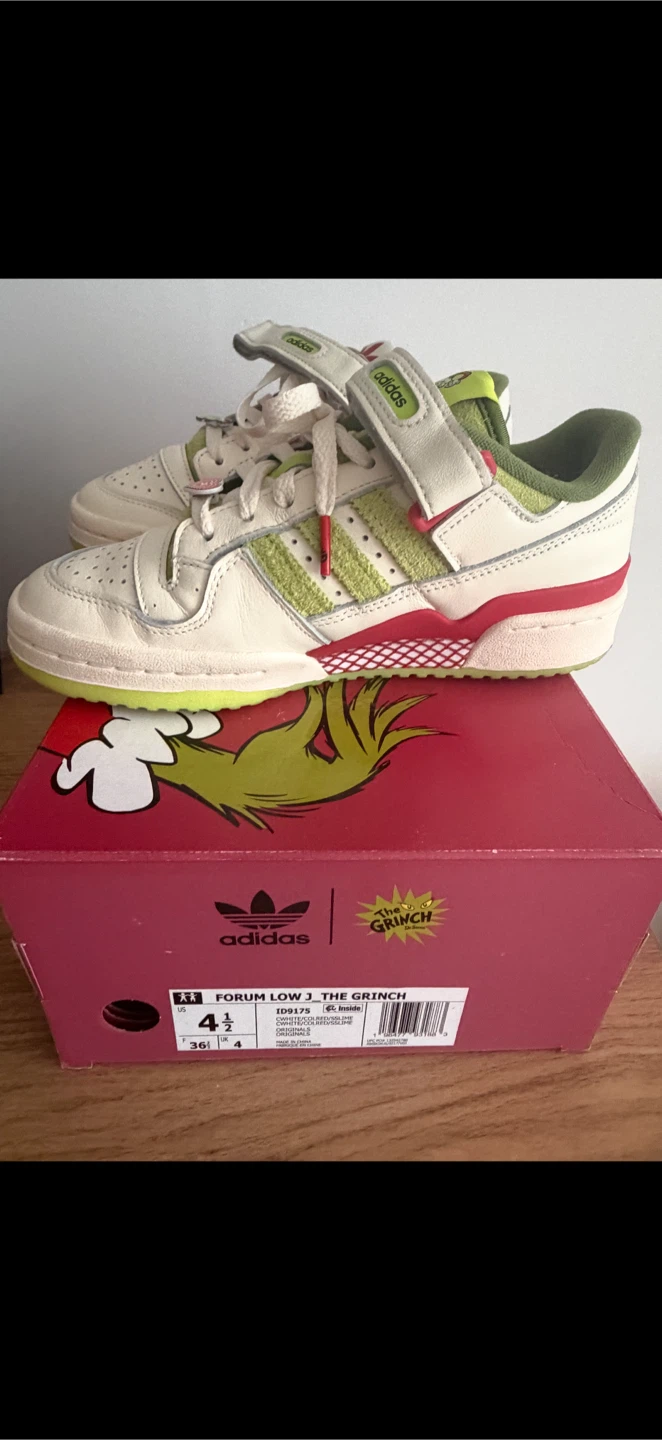 Adidas Forum Low 3 The Grinch Kids Shoes