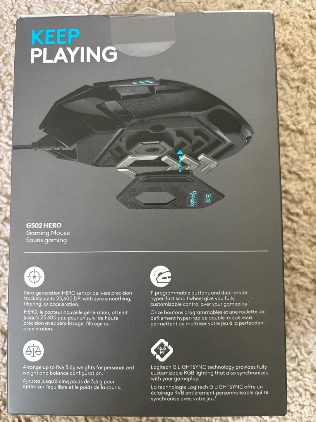 Logitech G502 HERO Gaming Mouse - photo 2