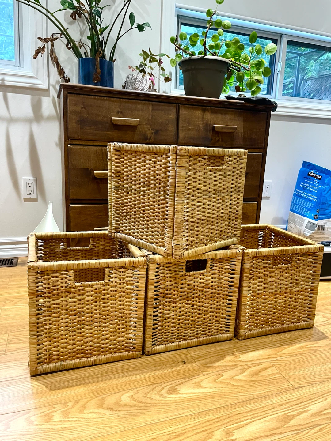 IKEA BRANÄS rattan Storage Baskets - Set of 4 - photo 2