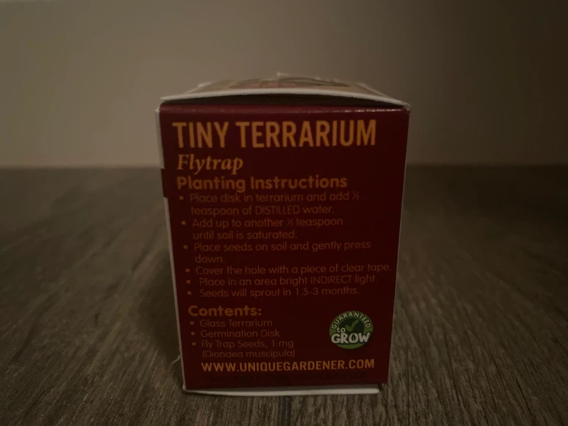 Unique Gardener Tiny Terrarium Flytrap Kit - photo 2
