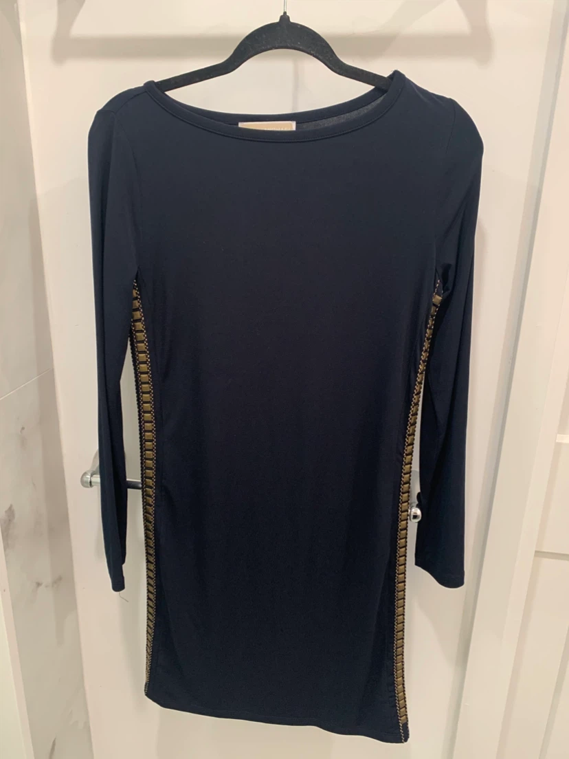💙 Michael Kors XS navy blue long sleeve dress 💙