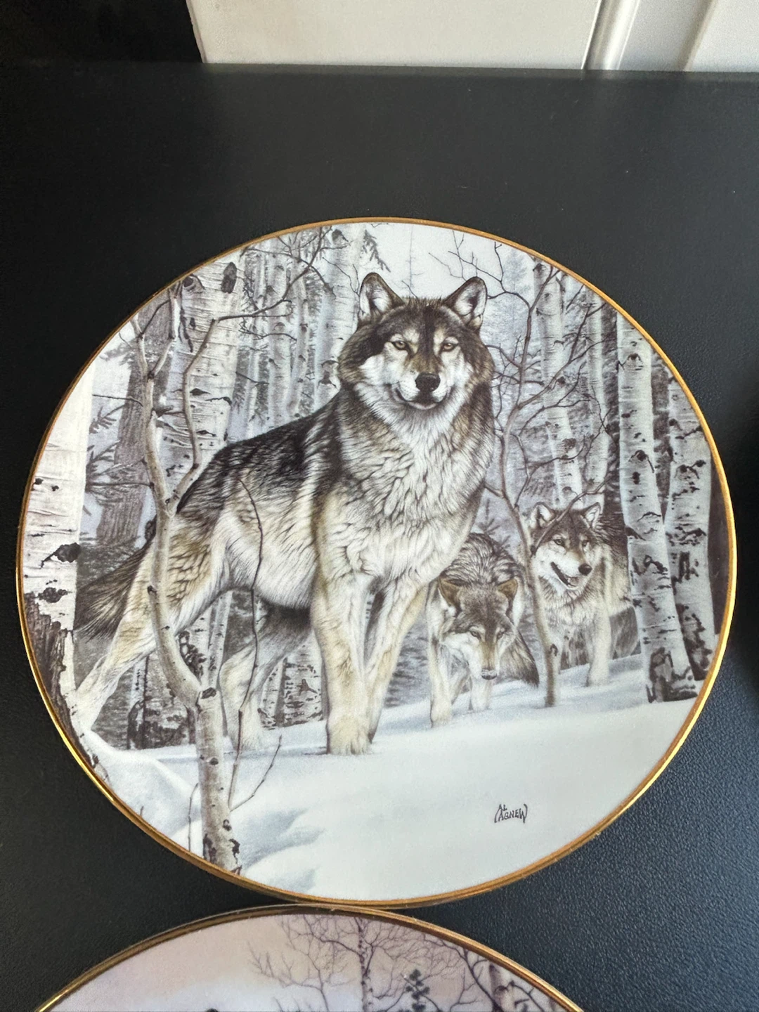 Wolf Collector Plates - Set of 4 - photo 2