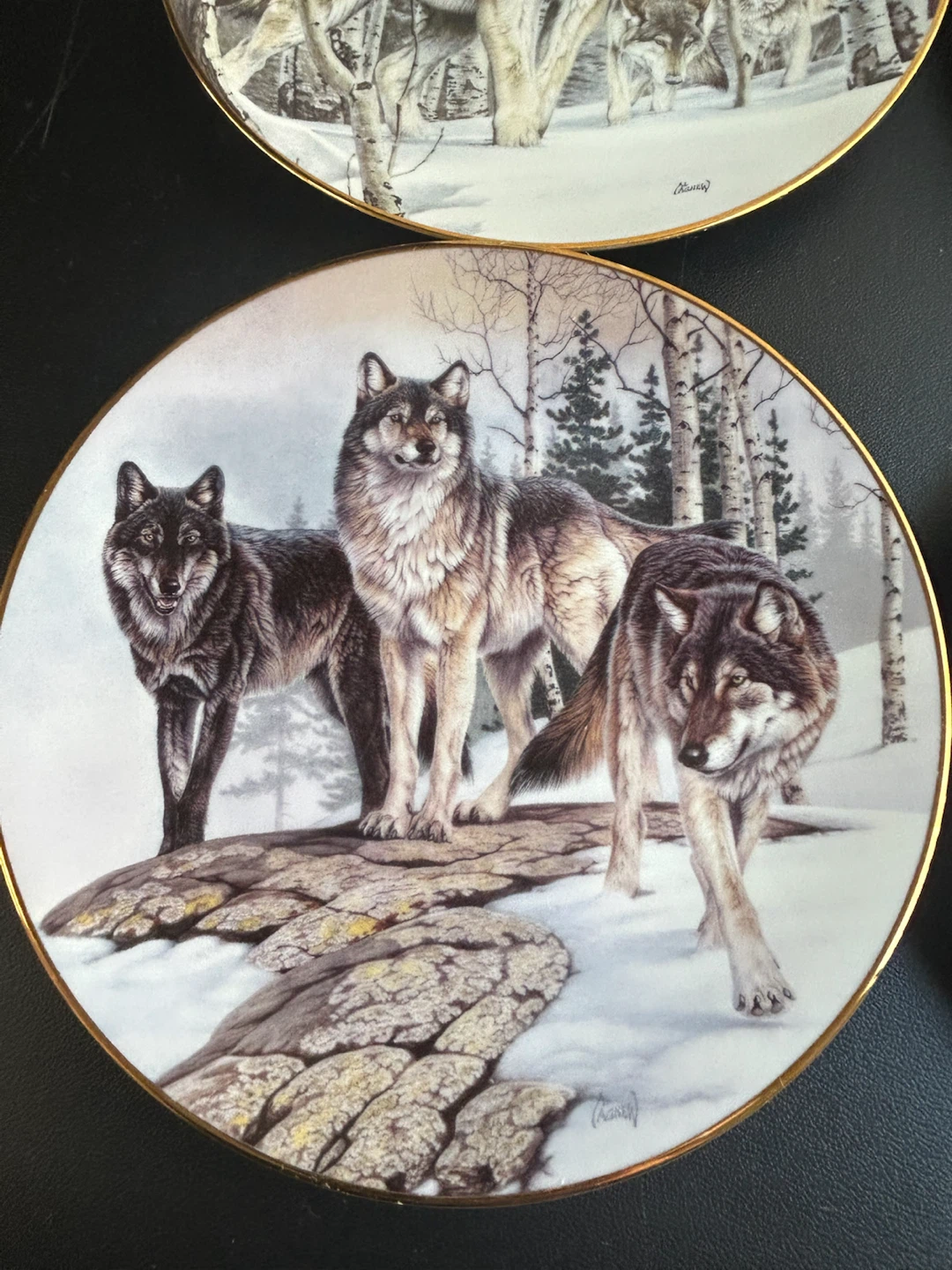 Wolf Collector Plates - Set of 4 - photo 3