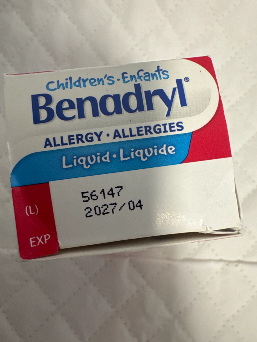 Children's Benadryl Allergy Liquid, Bubble Gum Flavour - photo 2