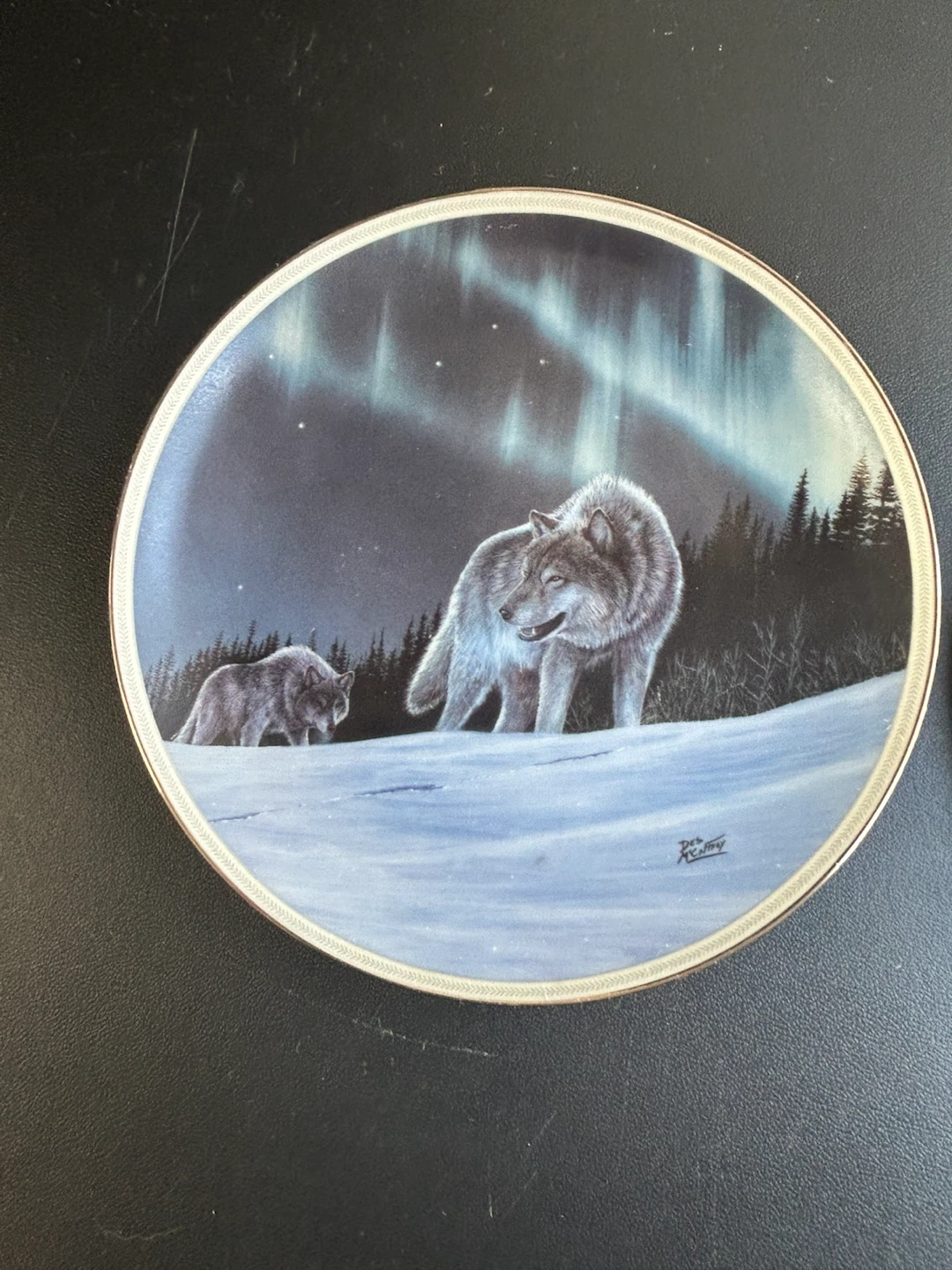 Bradford Exchange "Under the Northern Lights" Collection Plates - photo 2