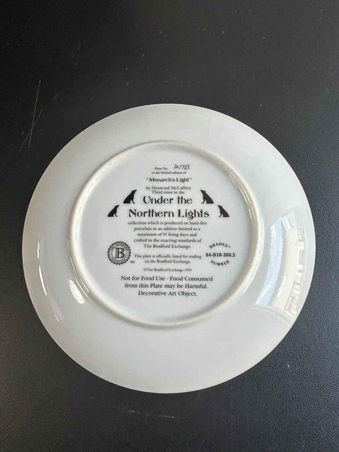Bradford Exchange "Under the Northern Lights" Collection Plates - photo 4