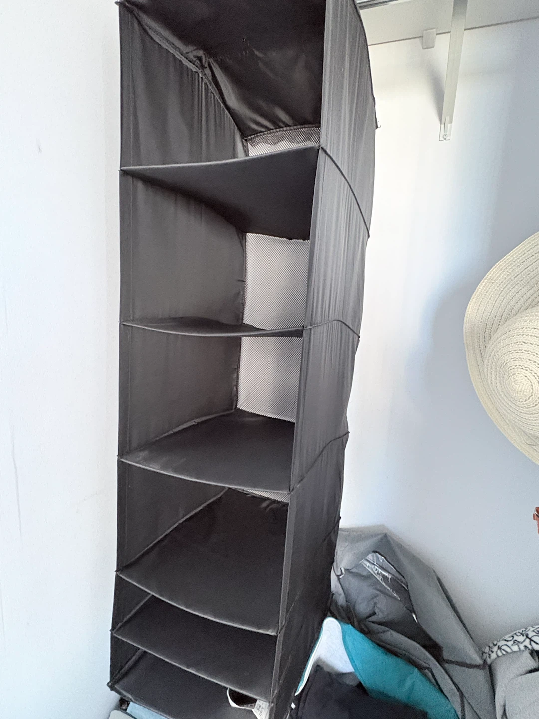 IKEA SKUBB 6 compartment hanging organizer black