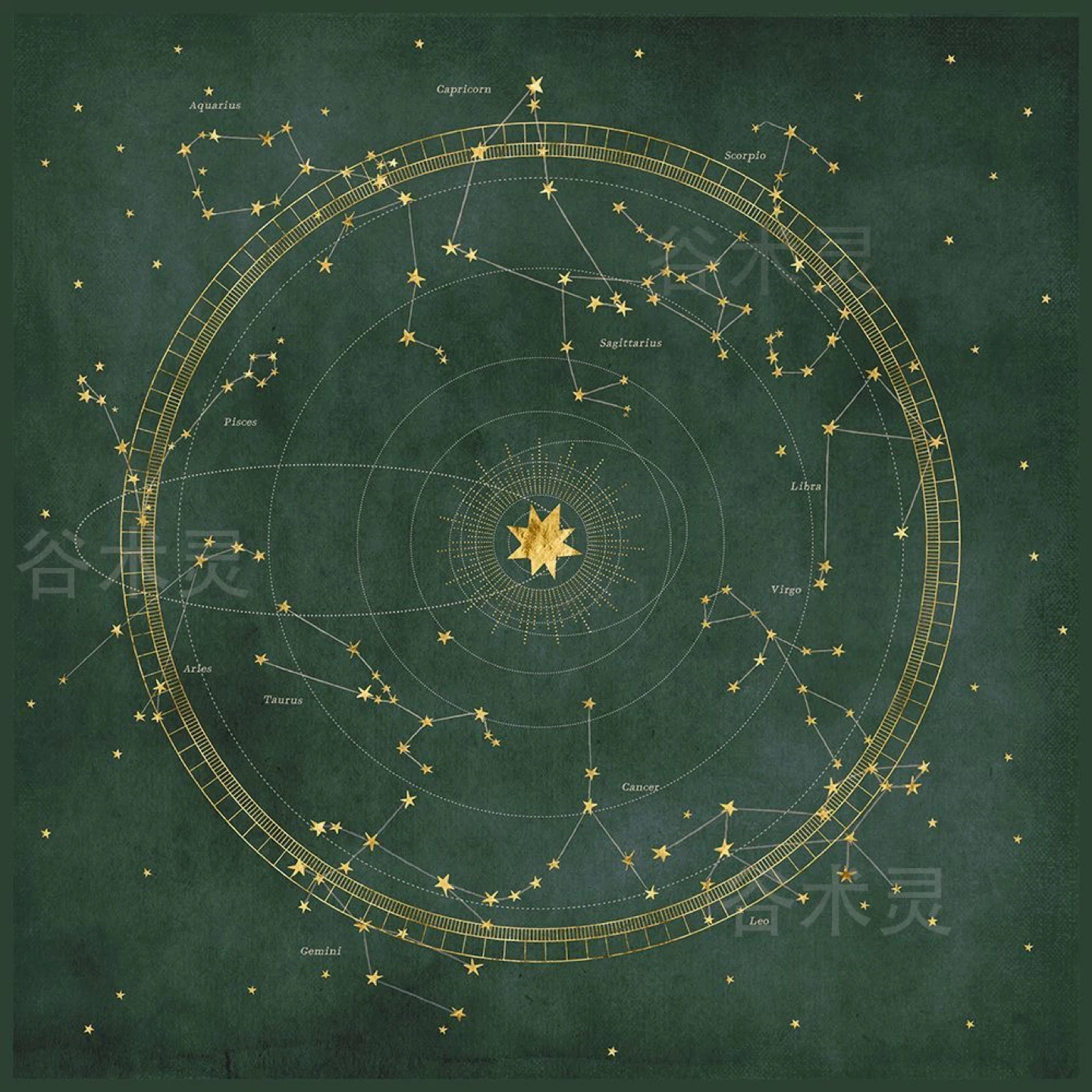 Brand New  Tarot Card Mat / Tablecloth (90x90 cm)