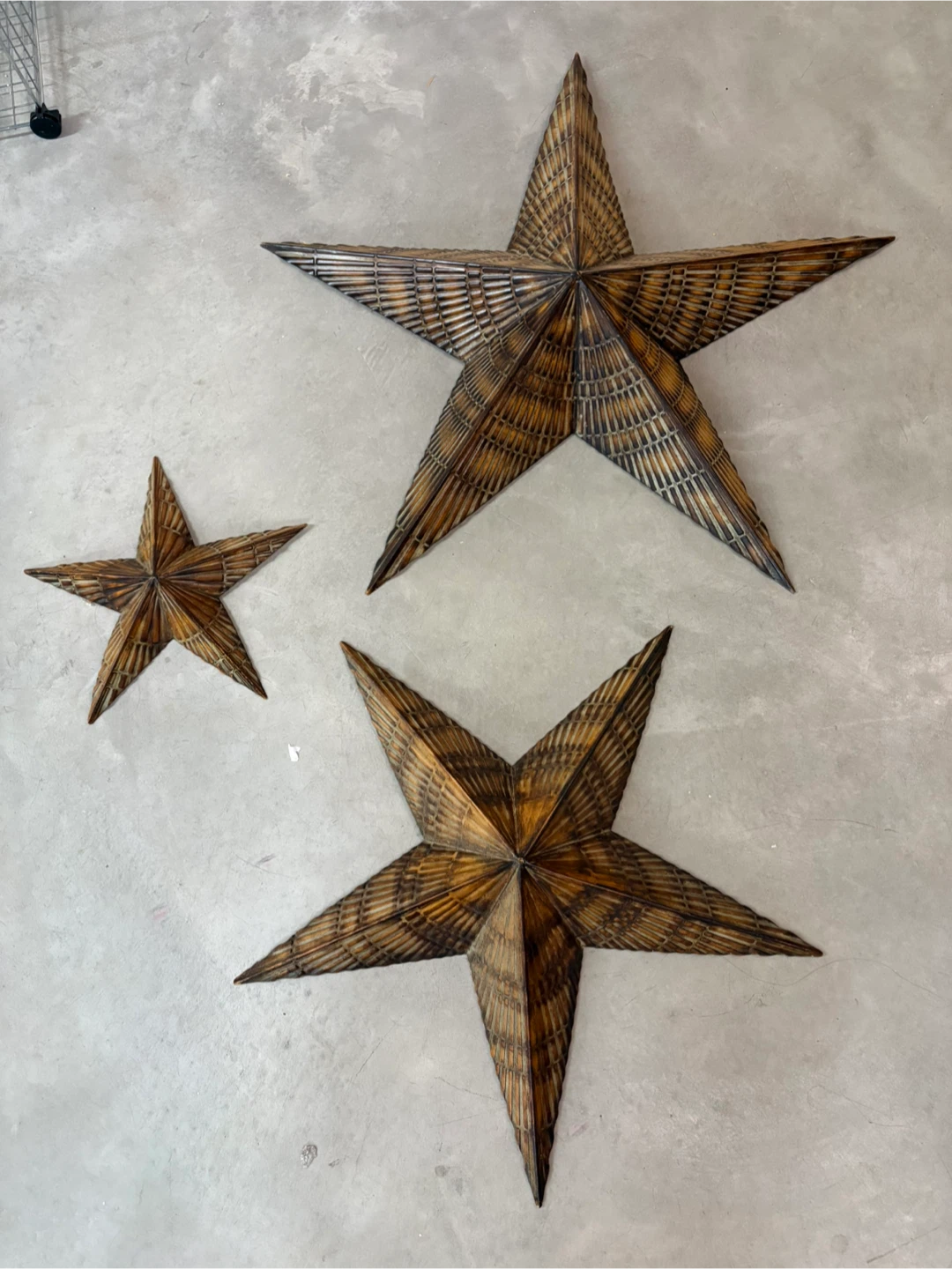 Set of 3 Decorative Starburst Wall Art - photo 3