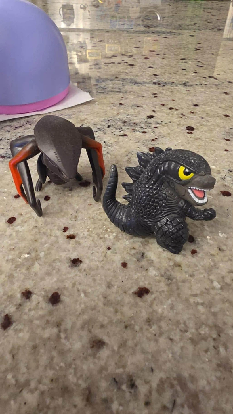 Godzilla and Monster X Figures