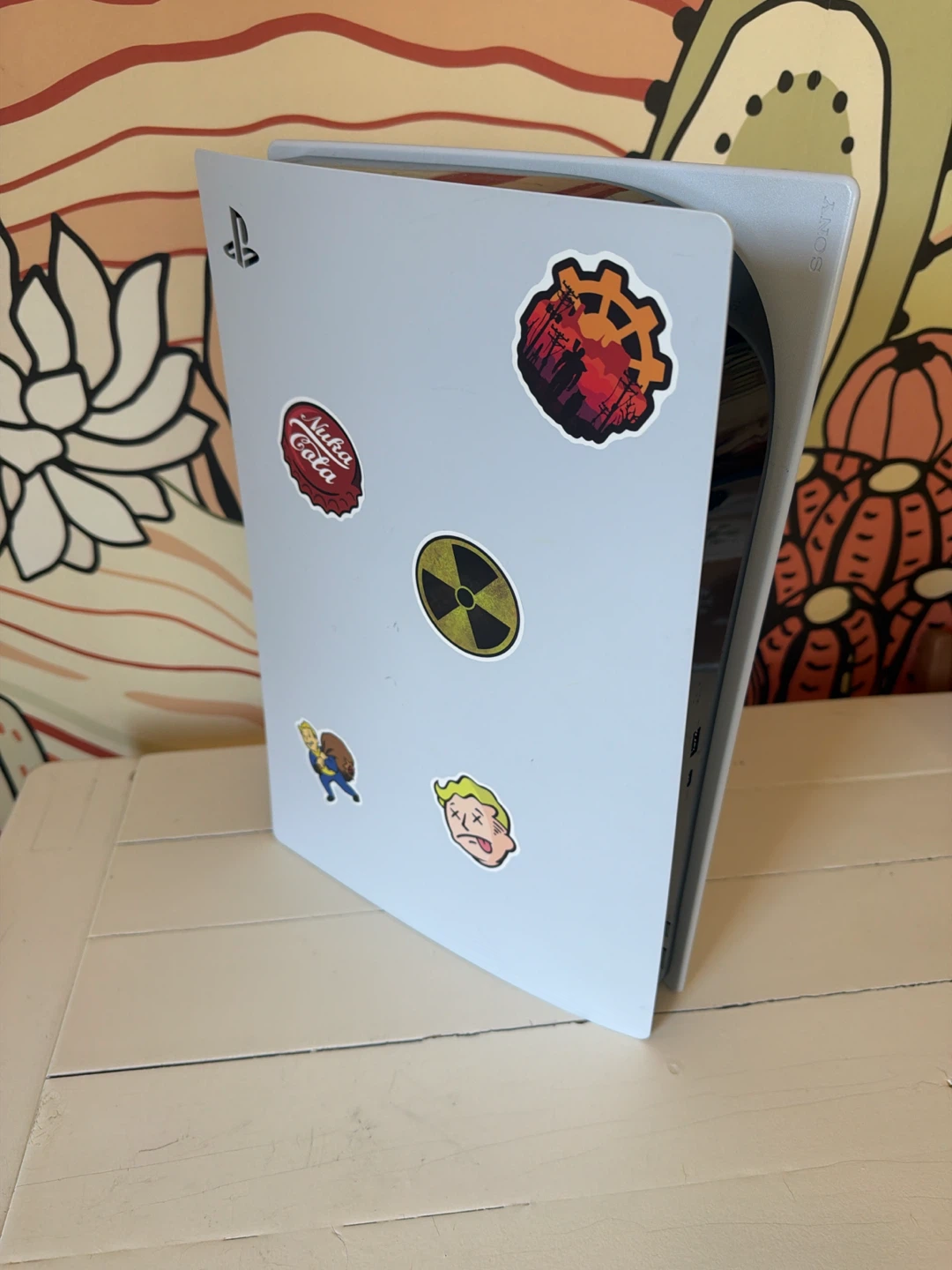 Sony PlayStation 5 Console with Fallout Stickers