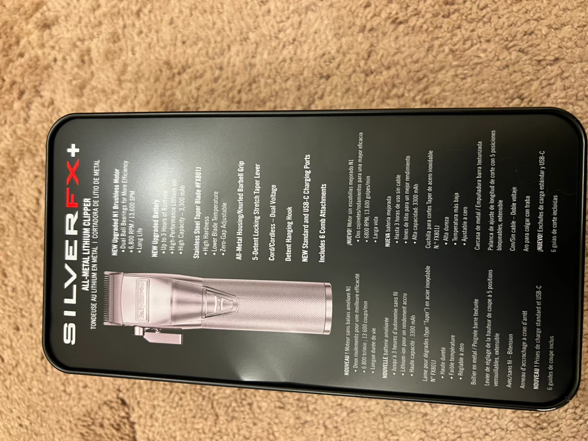 BaBylissPRO SilverFX+ clipper set and Andis Slimline Pro Li - photo 4