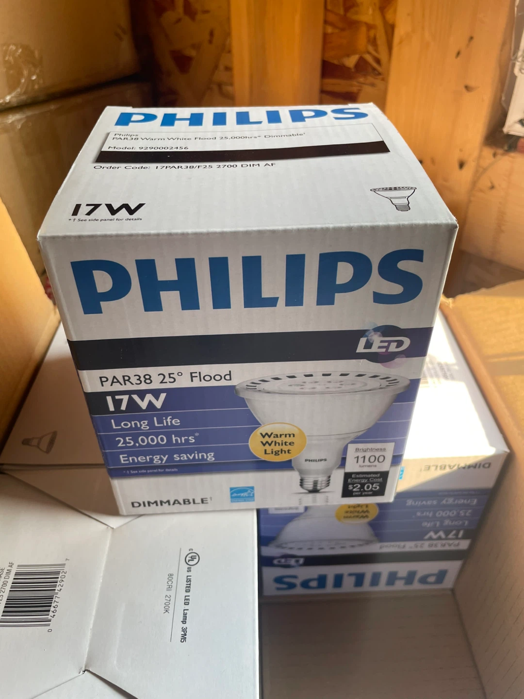 Philips PAR38 LED Flood Light 17W Warm White Dimmable