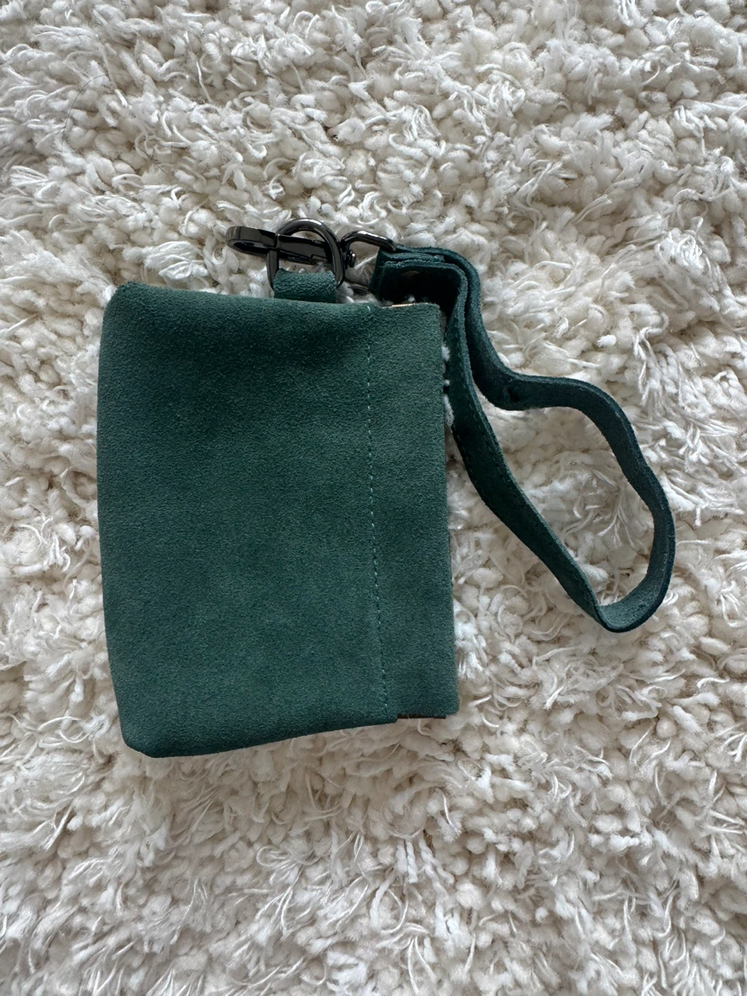 Brand New Genuine Suede Leather Squeeze Coin Pouch - photo 5