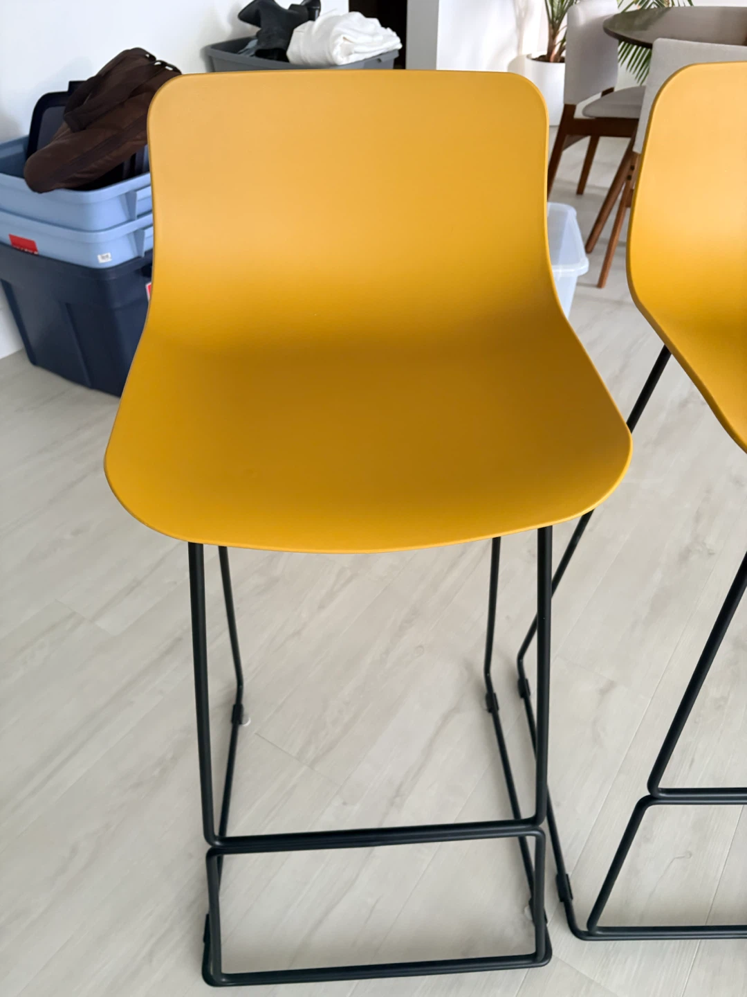 Article Anco Yellow Bar Stools