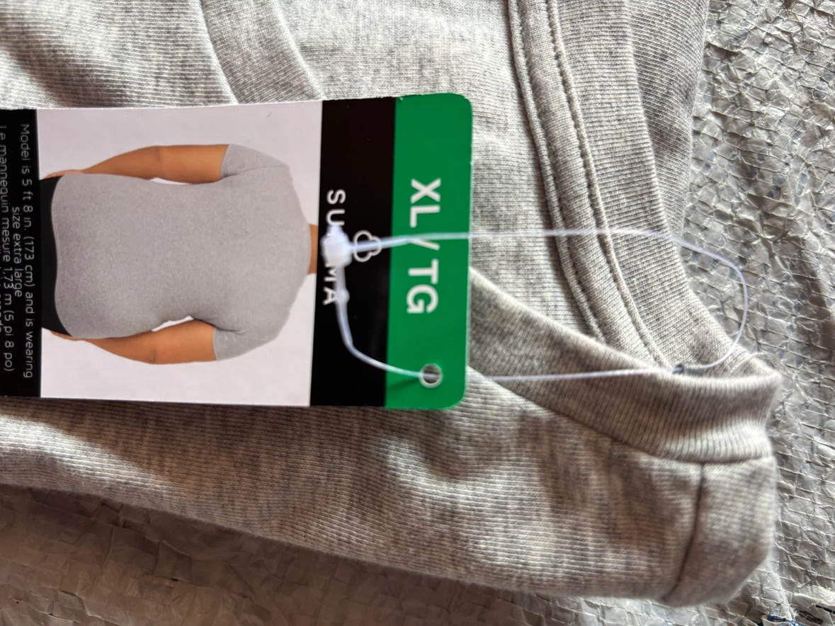 Ellen Tracy grey short sleeve supima cotton t-shirt XL - photo 2