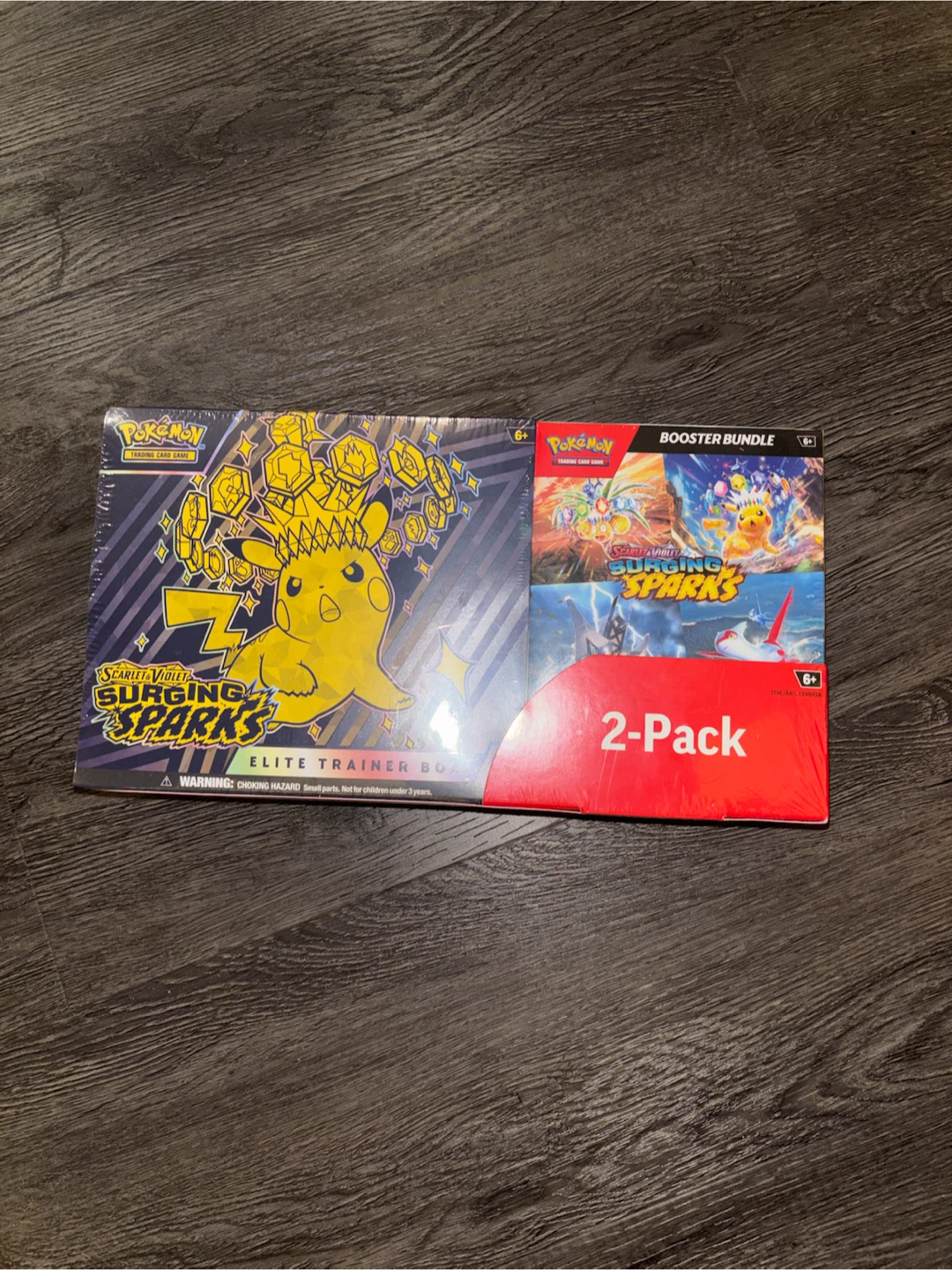 Pokemon Scarlet and Violet Surging Sparks 2-Pack Bundle