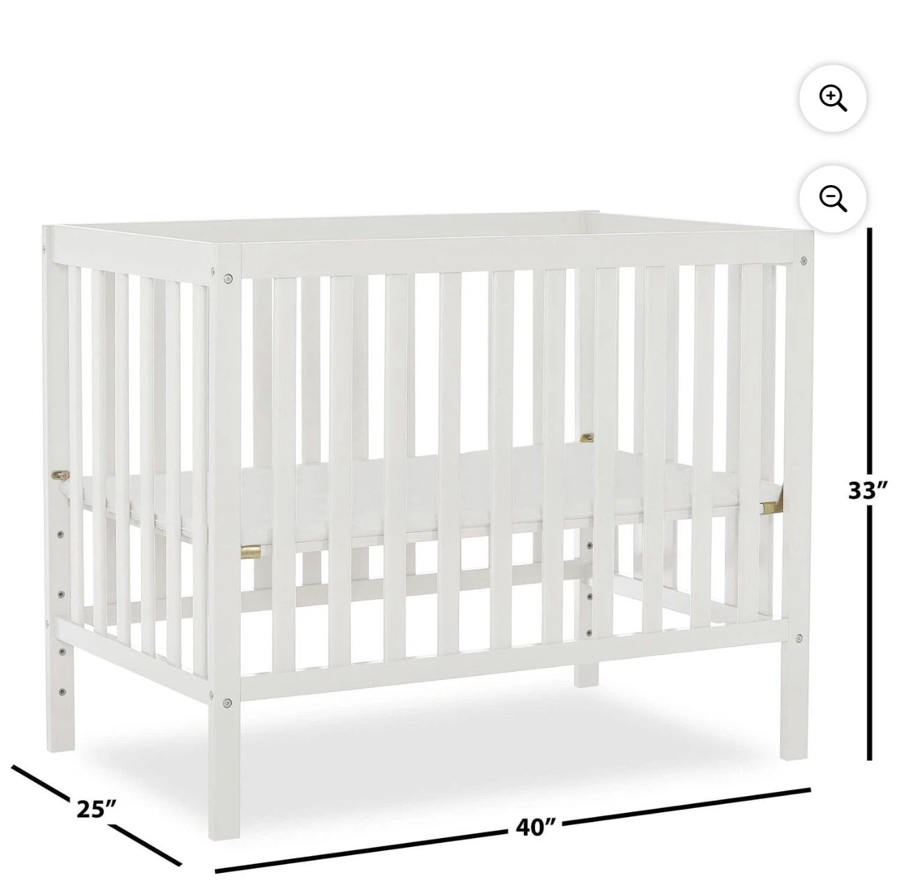 4-in-1 Convertible Crib + Mattress – Great Condition - photo 5
