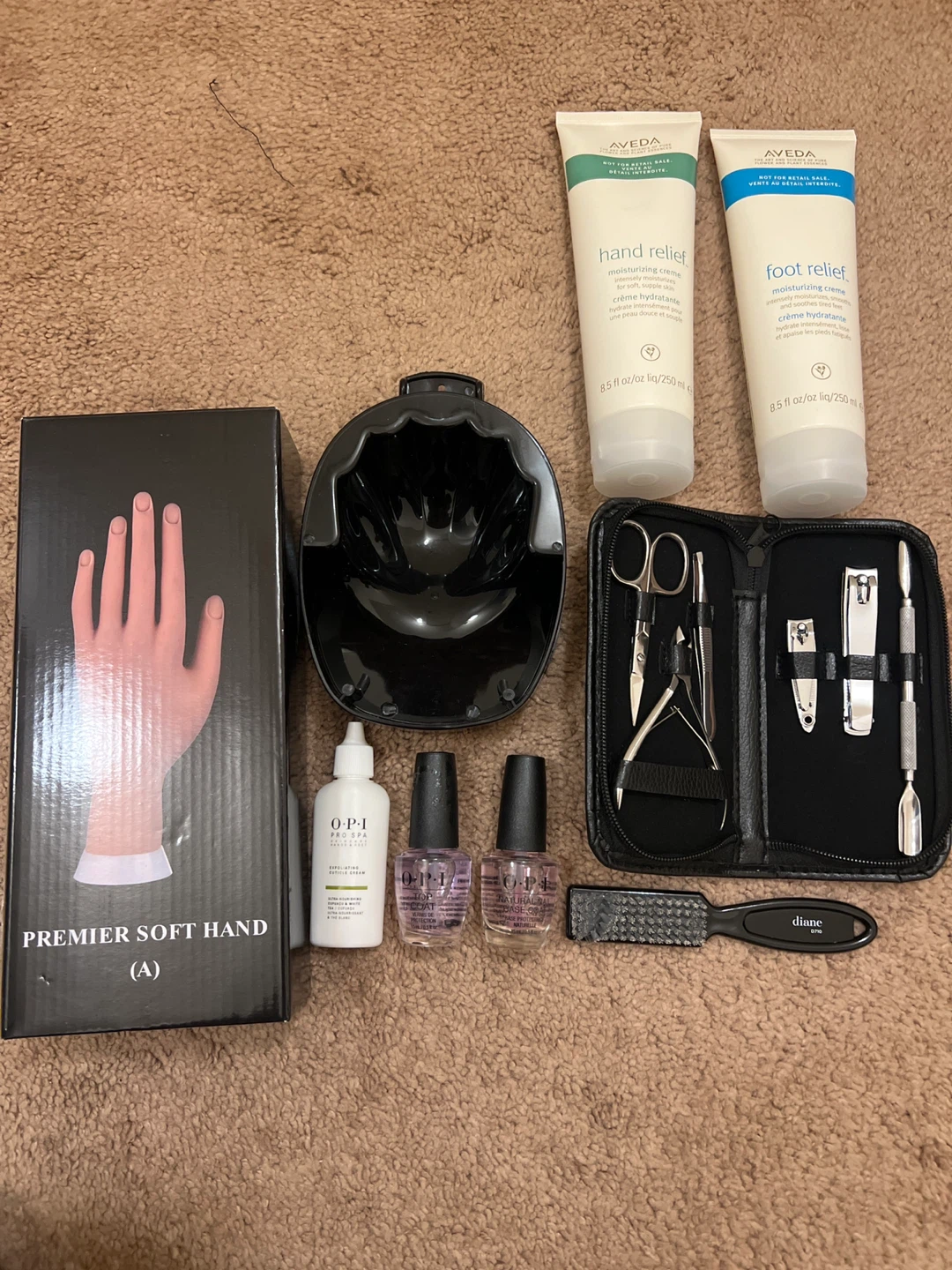 cosmetology/manicure practice set