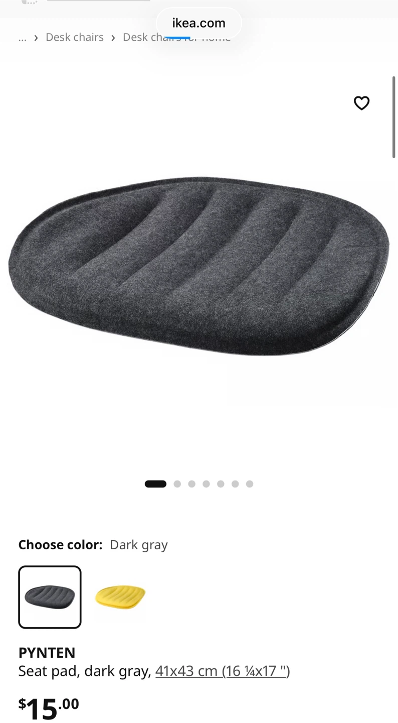 IKEA MALSKÄR Swivel Chair - White/Black - photo 3