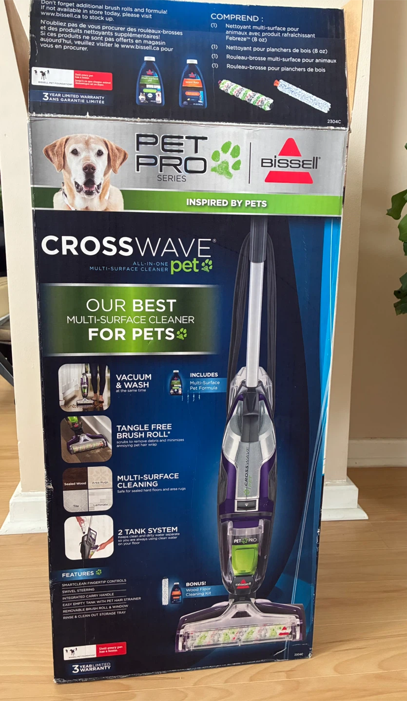 Bissell Crosswave Pet Pro Multi-Surface wet/dry vacuum