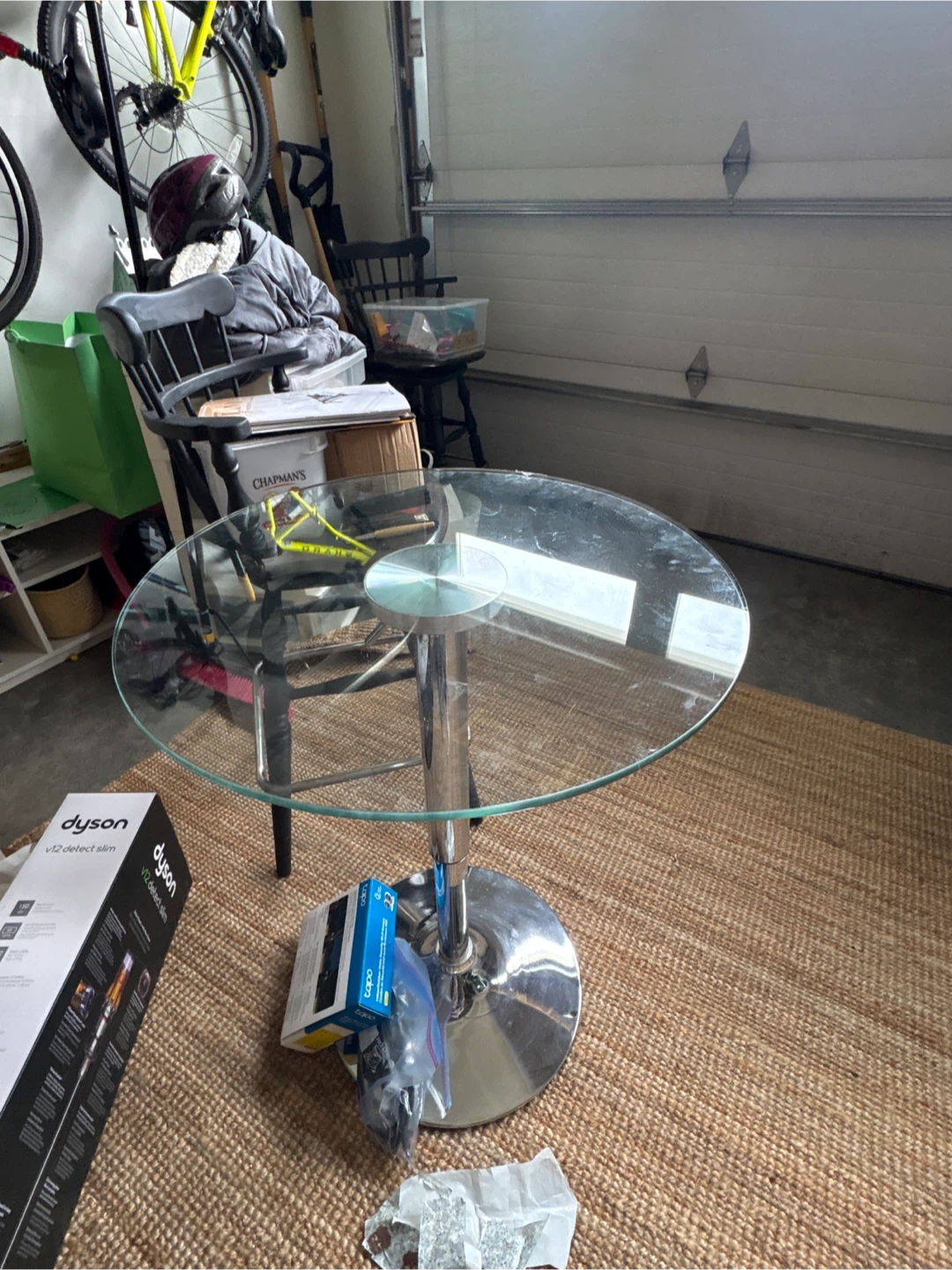 Glass Top Bistro Table