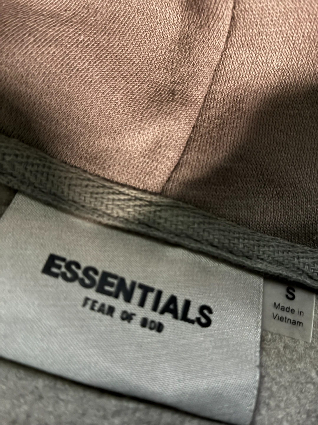 Fear of God Essentials Hoodie Brown - photo 4
