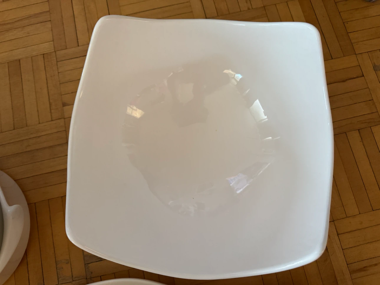 White Serving Bowl