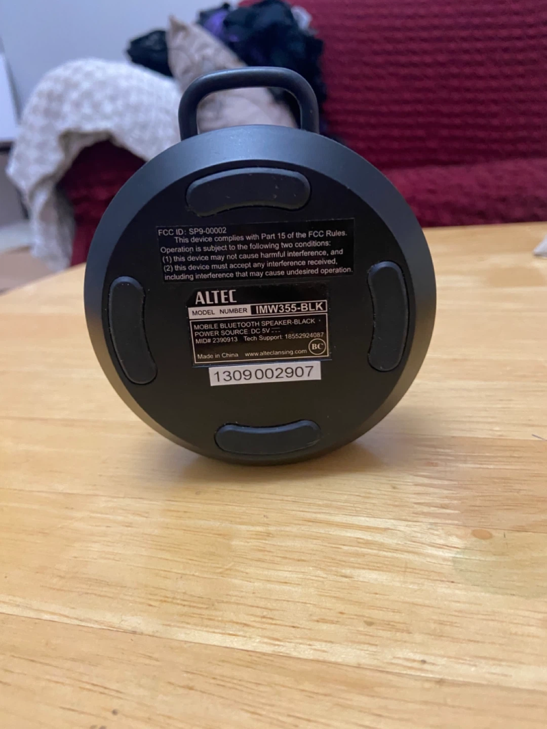 Altec Lansing IMW355-BLK Bluetooth Speaker - photo 3