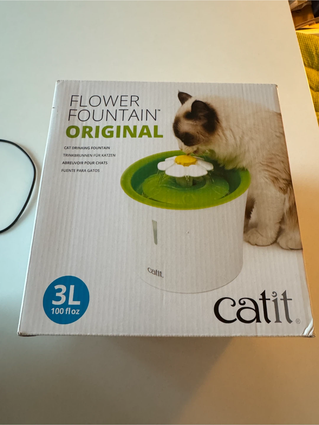 Cat Drinking Fountain - photo 2
