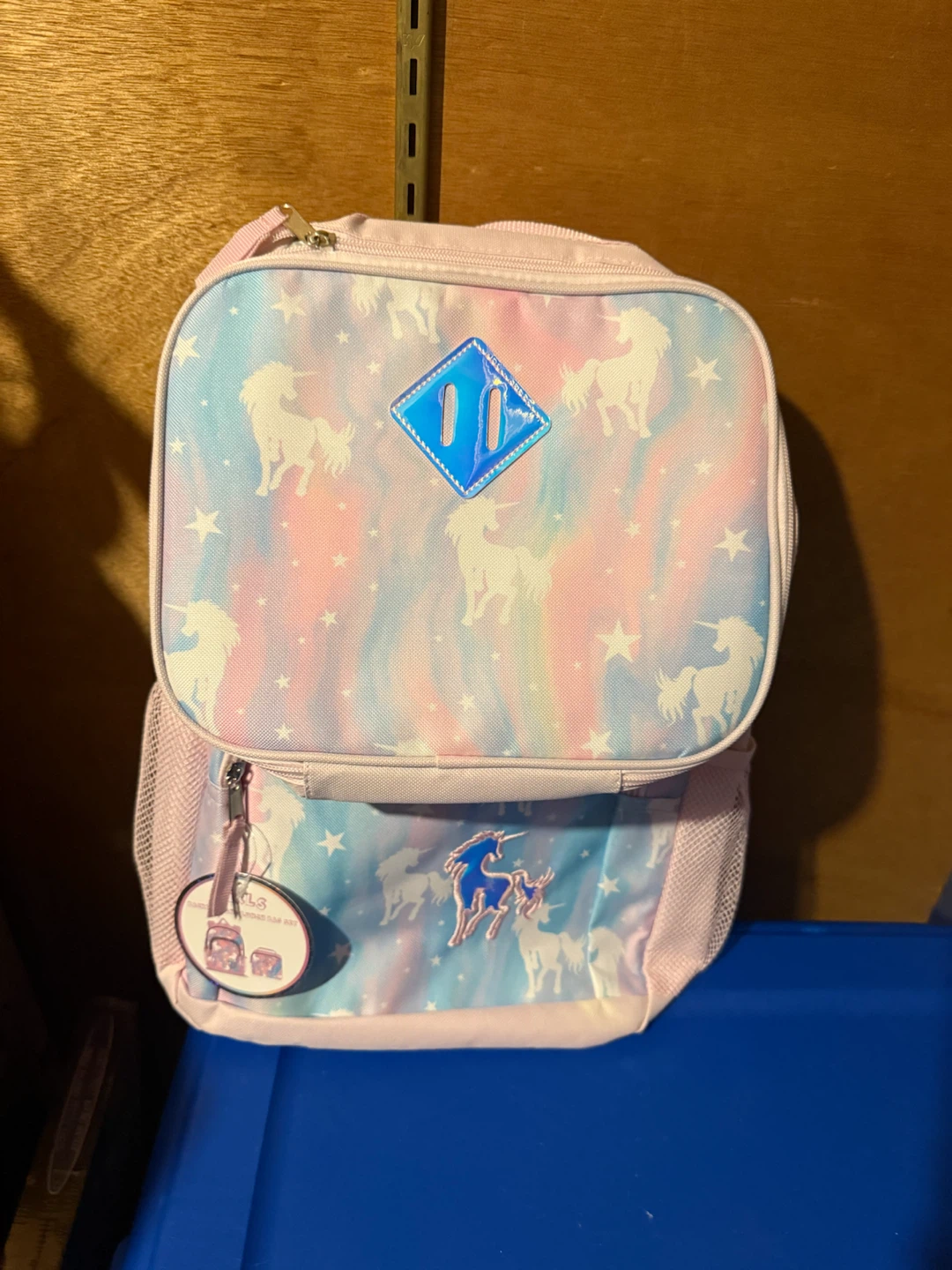 Unicorn Pattern Backpack and Lunch Bag Set - photo 2