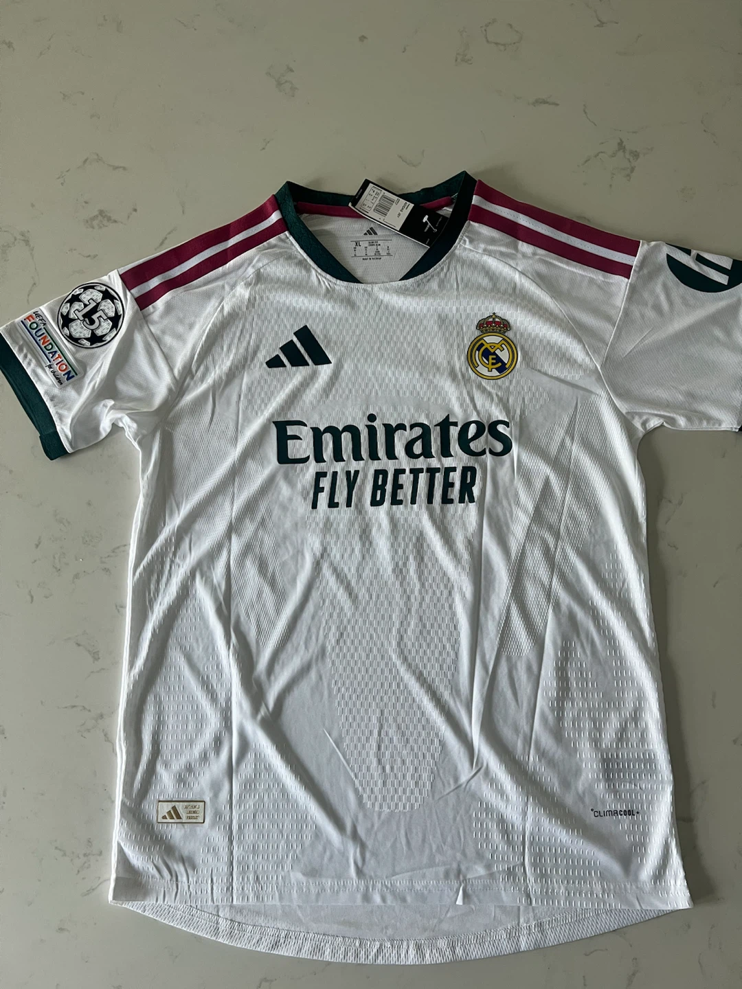 Adidas Real Madrid Bellingham 2023-2024 Home Jersey XL