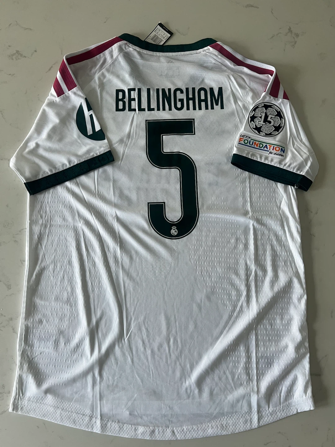 Adidas Real Madrid Bellingham 2023-2024 Home Jersey XL - photo 2