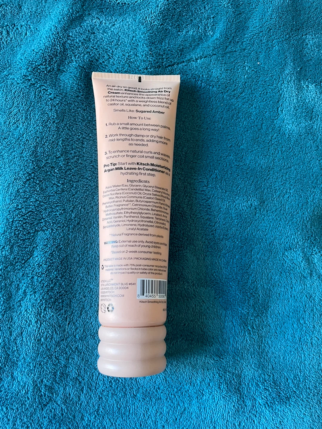 Kitsch Smoothing Air Dry Cream with Castor Oil - 5 fl oz - photo 2