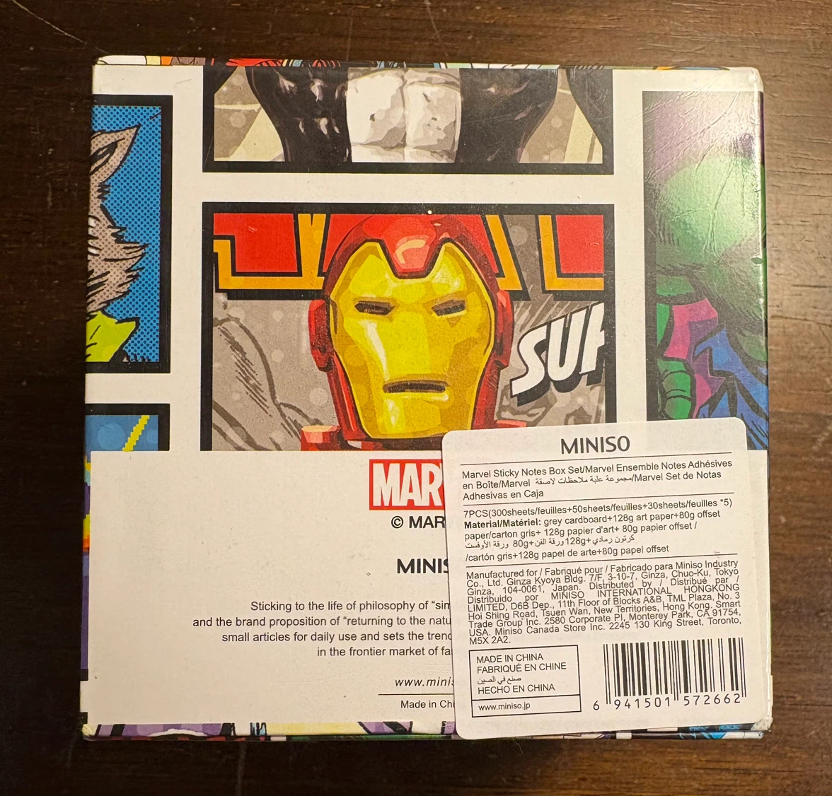 ✨✨MINISO Marvel Sticky Notes Box Set - photo 3