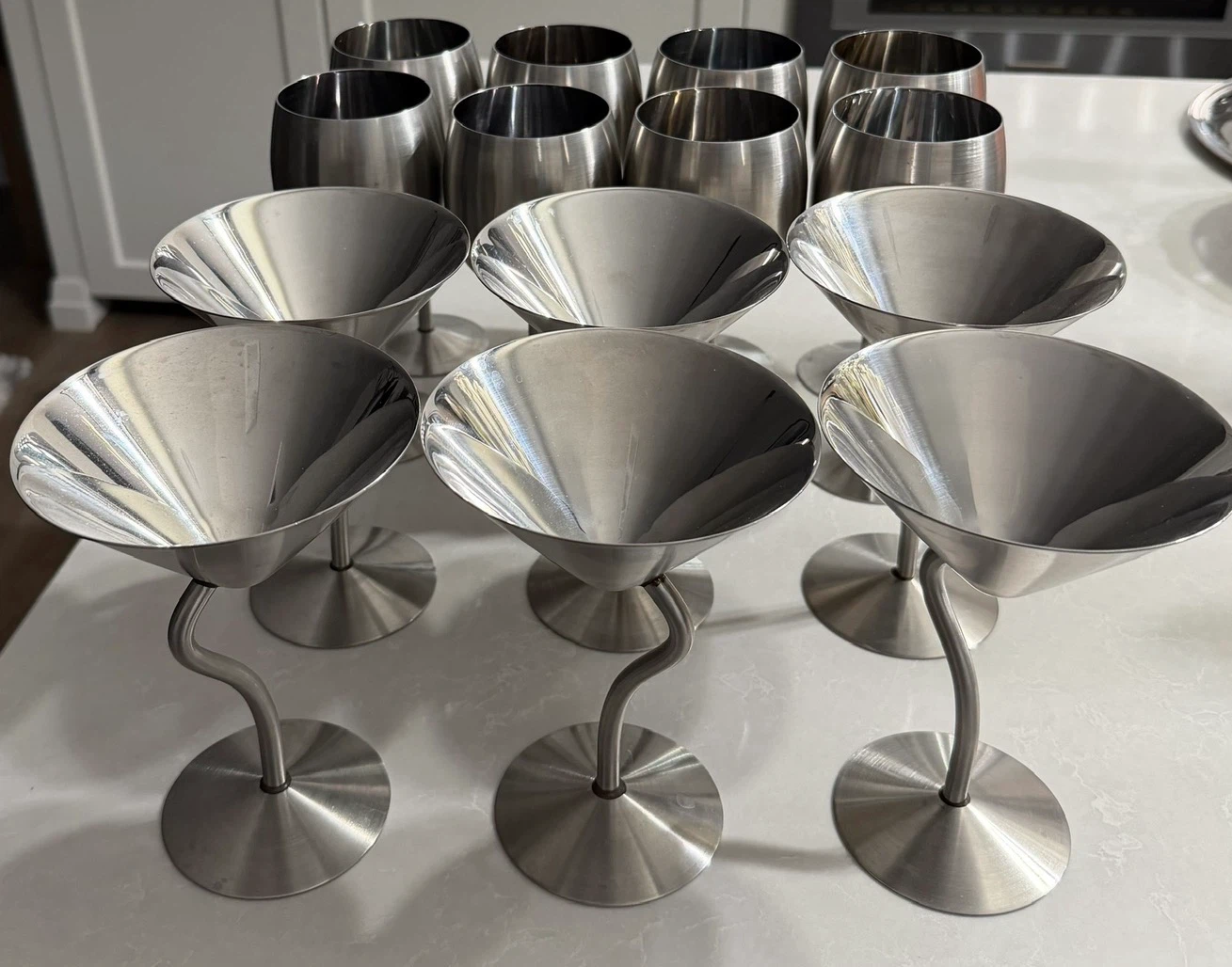 Martini glasses