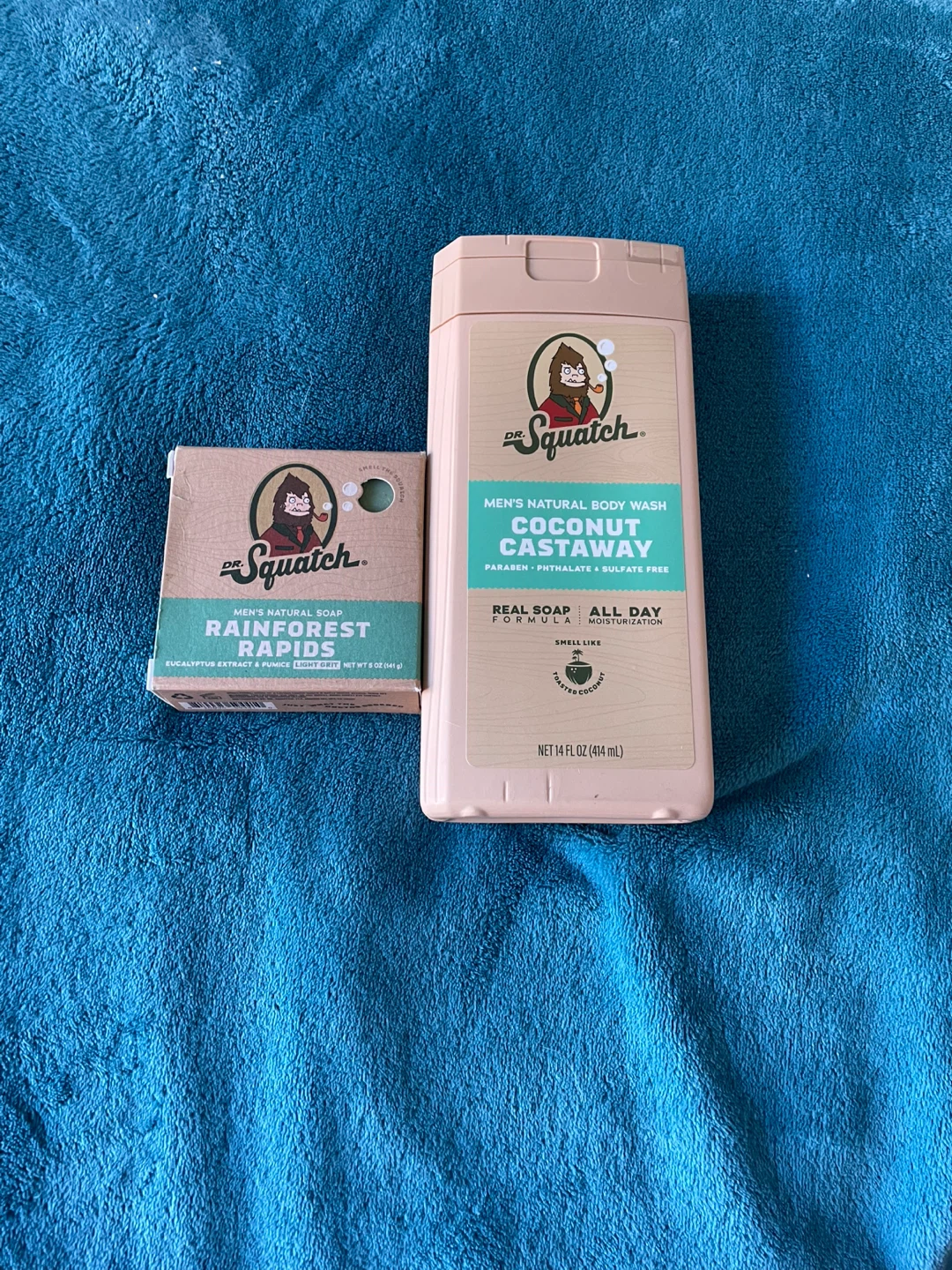Dr. Squatch Coconut Castaway & Rainforest Rapids Soap Bundle
