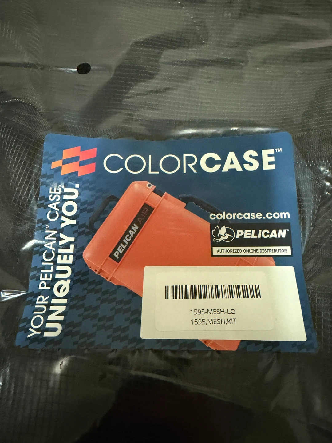 NEW For Pelican Air 1595 Case ColorCase Mesh Lid Organizer - photo 4