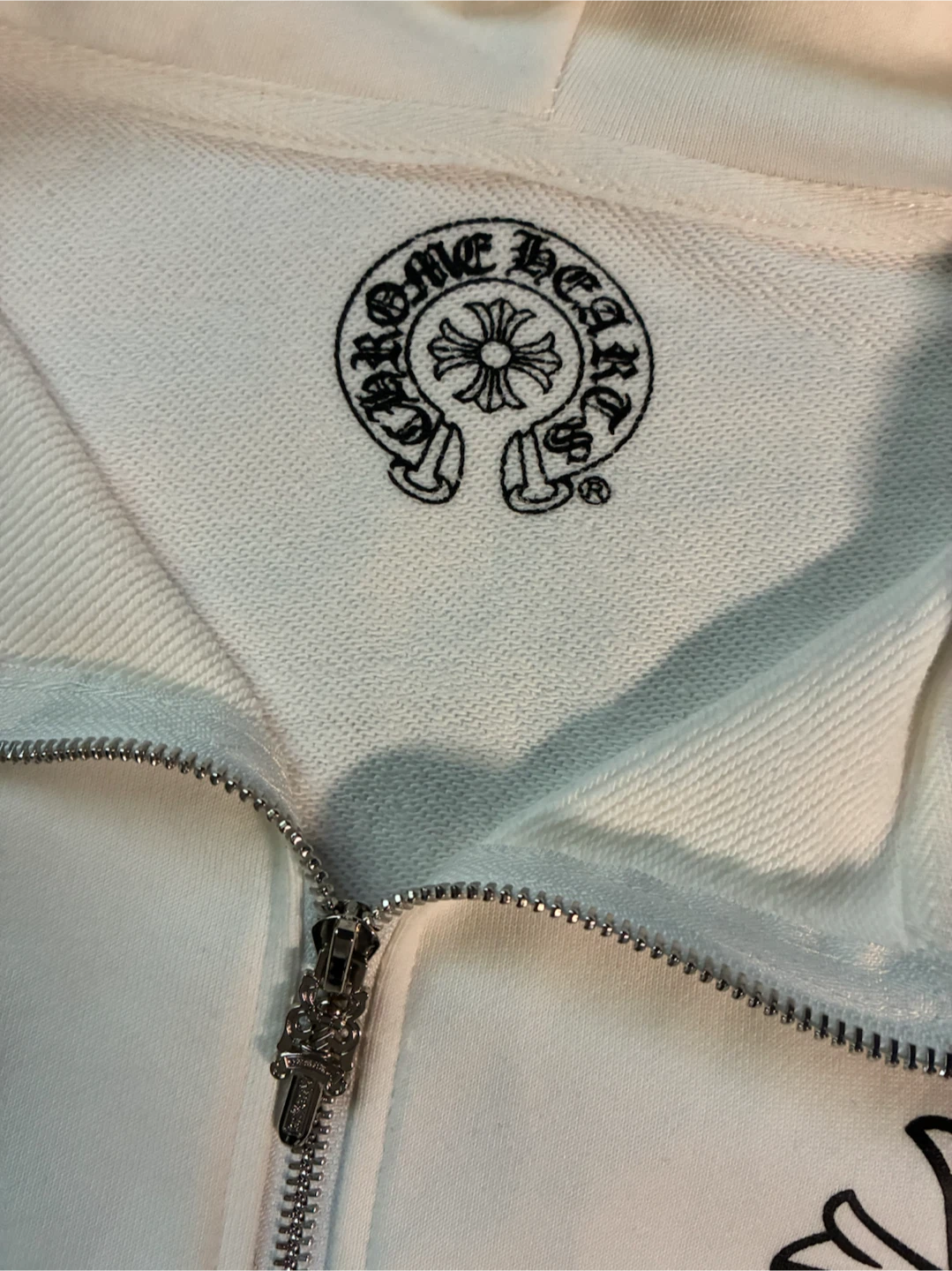 White Chrome hearts Zipup - photo 2