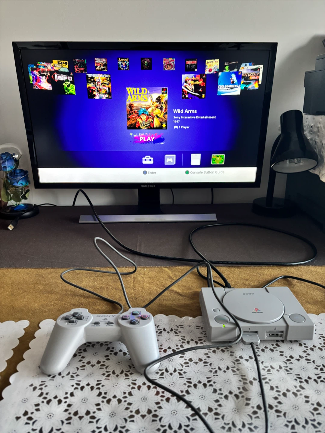 Sony PlayStation Classic Console with 2 Controllers - photo 2