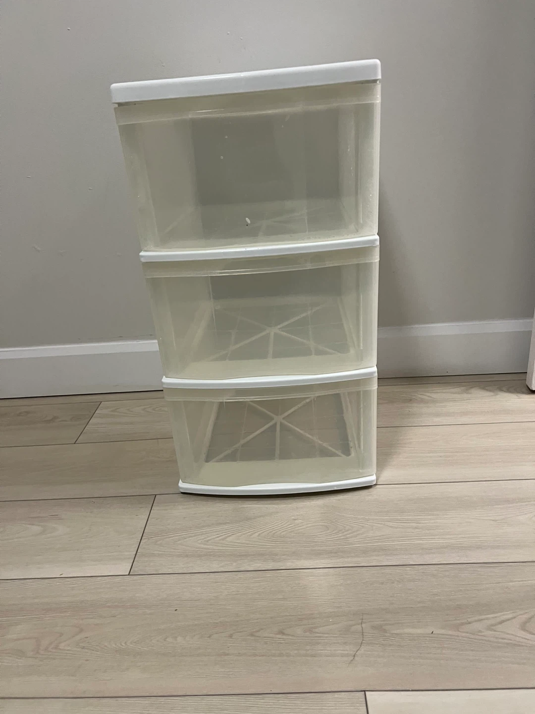 Plastic 3-Drawer Storage Unit