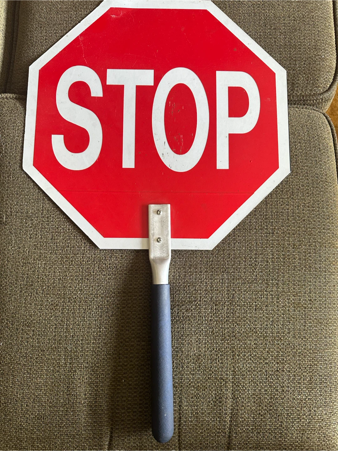 DOUBLE SIDED STOP SIGN (no SLOW)